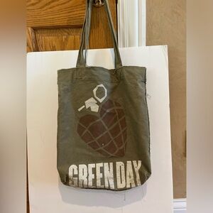 Vintage Green Day tote bag